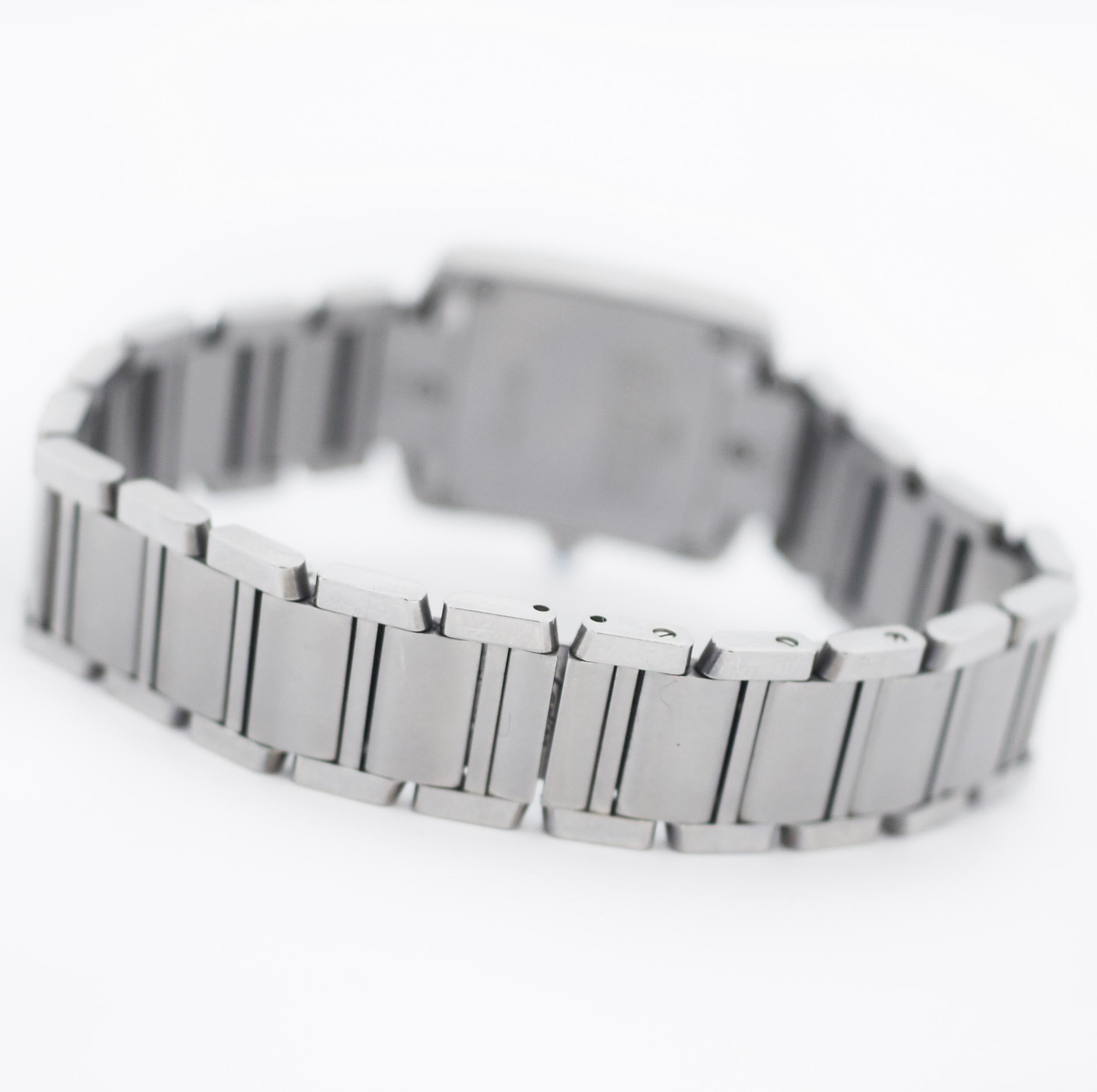 Cartier 2384 Tank Francaise Kleine Quarzuhr 2