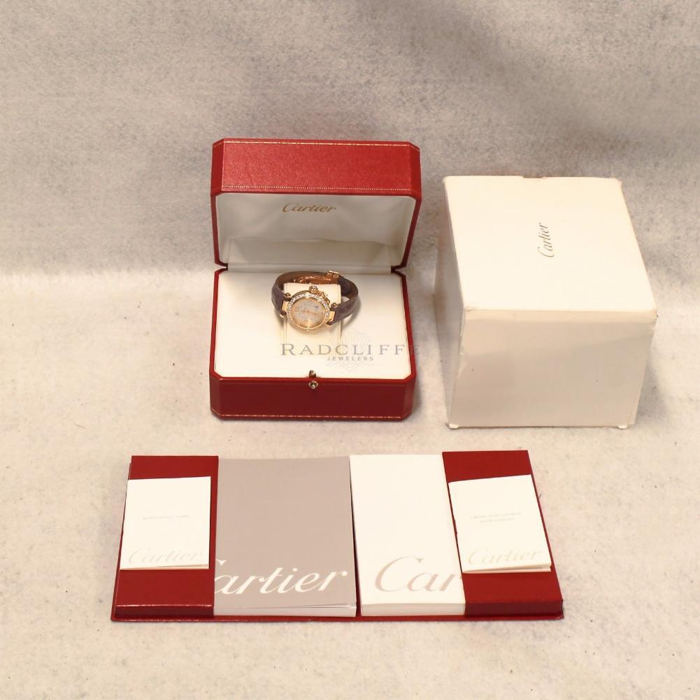 Contemporary Cartier 2397 Pasha 18 Karat Gold Diamond WJ10495 Automatic Swiss Ladies Watch