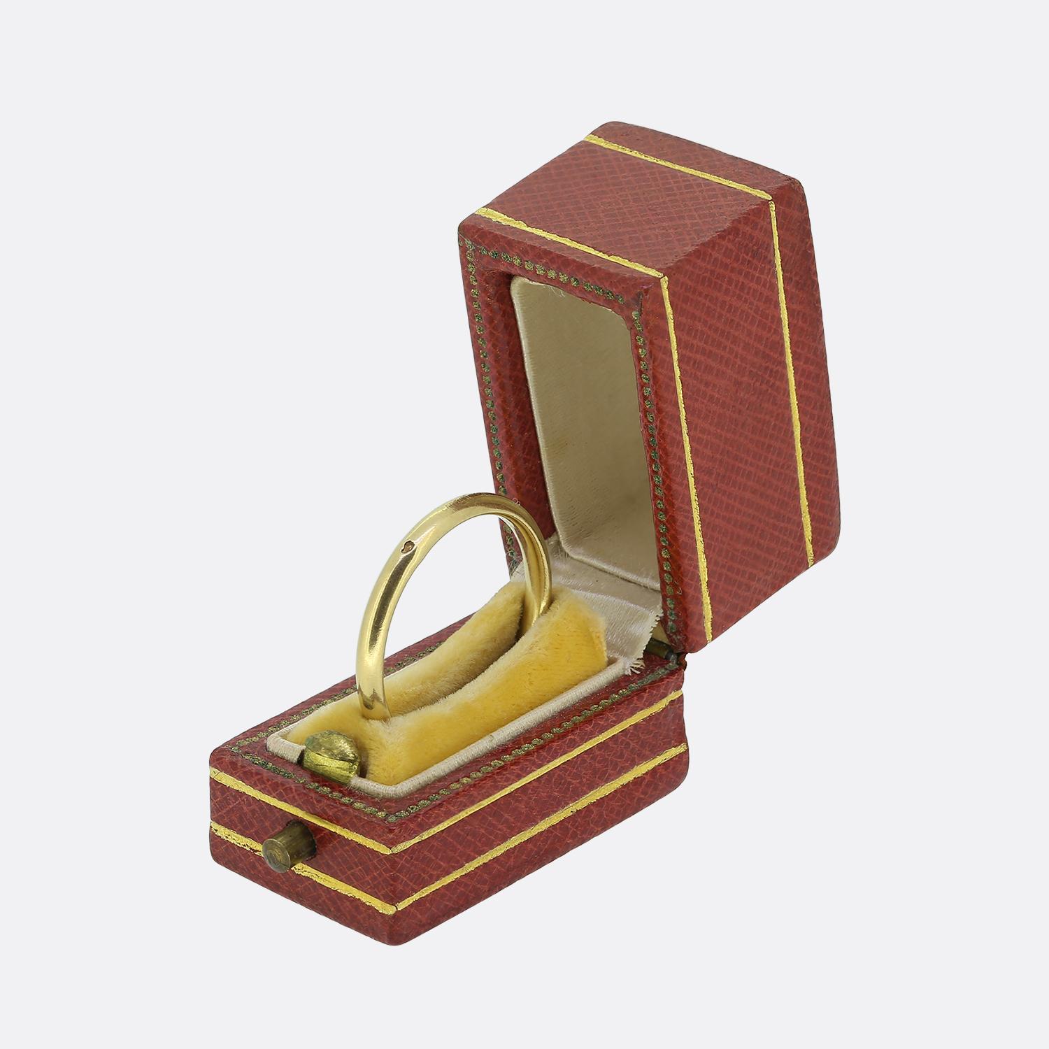 Cartier 2,4mm Ehering Größe S (60) im Zustand „Gut“ im Angebot in London, GB