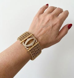 Cartier 2.5 Ct. Bracelet de diamants en or 18K