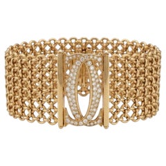 Cartier 2.5 Ct. Bracelet de diamants en or 18K