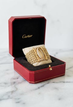Cartier 2,50 qt. Pulsera de diamantes en oro de 18 quilates