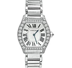 Cartier „Tortue“-Uhr mit 2,50 Karat Diamanten
