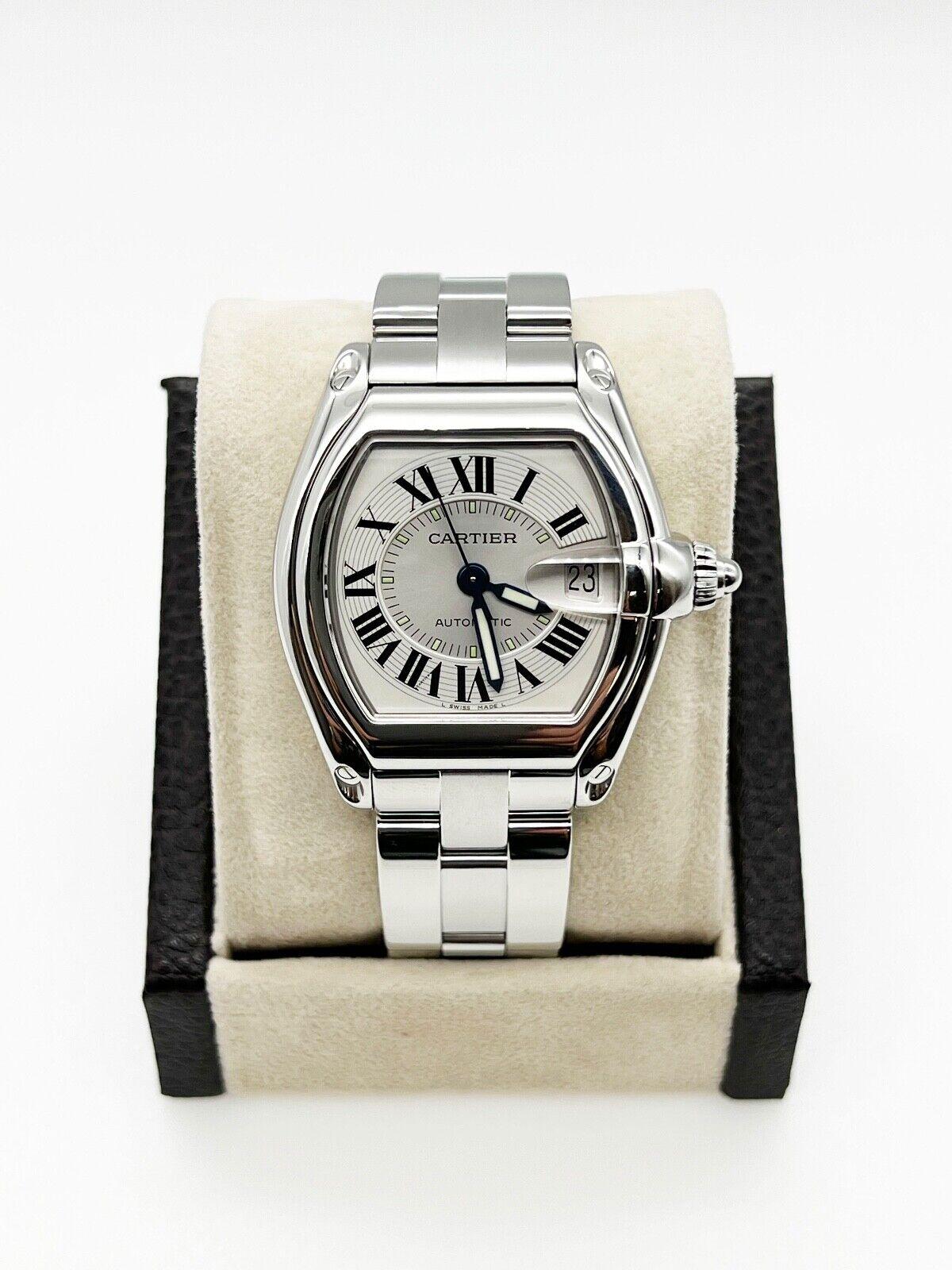 Cartier 2510 RoadsterAutomatic Silver Dial Stainless Steel 1