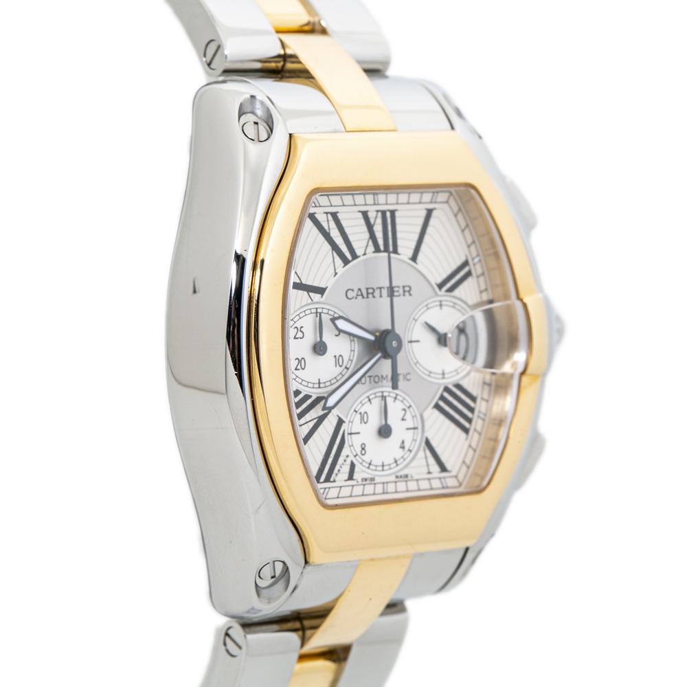 cartier roadster two tone