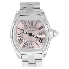 Cartier 2675 Roadster Pink Dial Ladies Watch