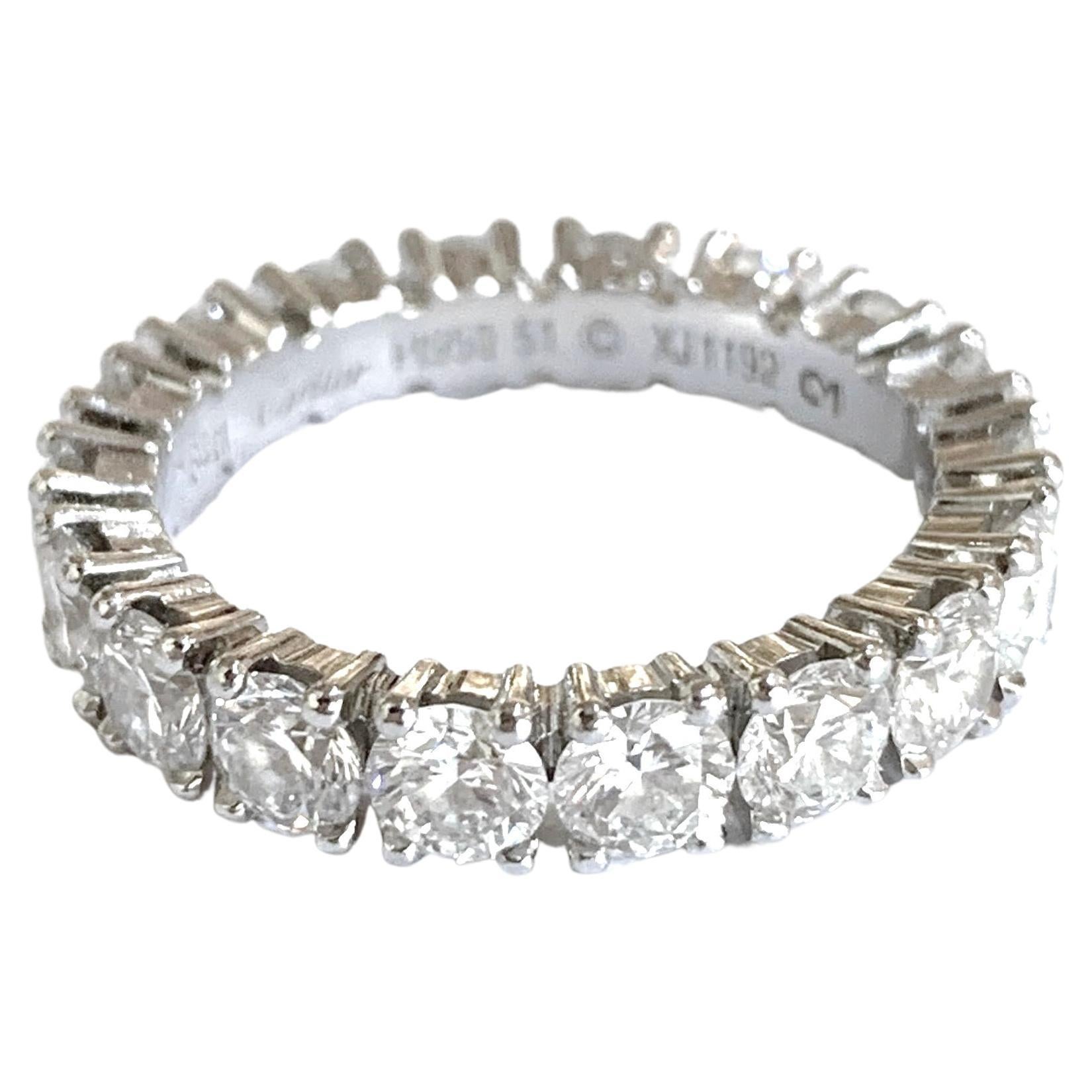 Cartier 2.84 Diamonds Destinée Platinum Wedding Ring