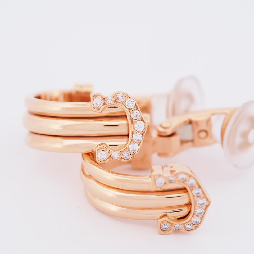 rose gold clip on earrings