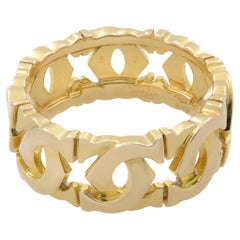 Cartier 2C Entrelaces Ring 18k Yellow Gold