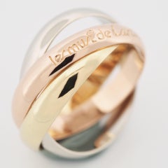 Cartier Bague Trinity  3 anneaux en or tricolore 52