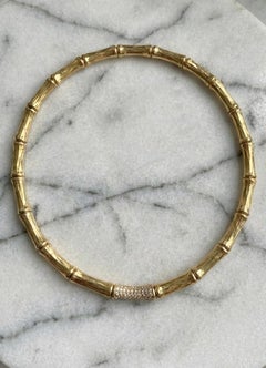 Cartier 3 Carat 18K Yellow Gold Diamond 18k Yellow Gold Necklace