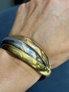 Bracelet Trinity Cartier en or tricolore, portant la marque de Jean-Jacques Cartier, 123 g