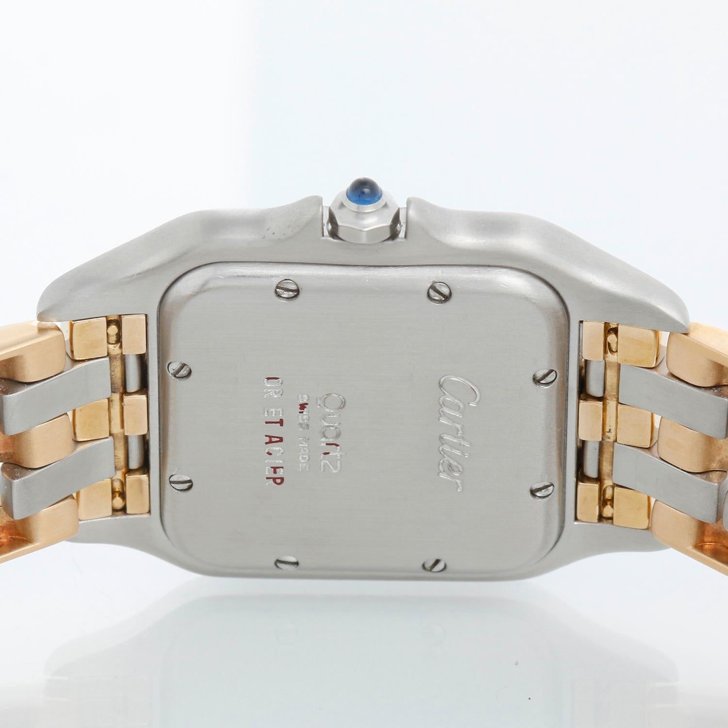 Cartier 3-Row Panther 2-Tone Steel & Gold Watch W25027B8 1
