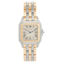 Cartier Montre Panthère à 3 rangées en acier et or 2 tons W25027B8