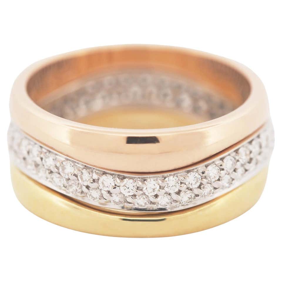 Cartier Stacking Rings - 50 For Sale on 1stDibs | cartier ring stack ...