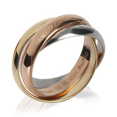 Cartier 3-Ton Gold Klassisches Model Trinity Ring
