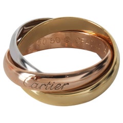 Cartier 3-Tone Gold Classic Trinity Ring