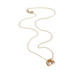 Cartier 3-Tone Gold Diamond Trinity Cushion Pendant