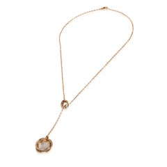 Cartier 3-Tone Gold Diamond Trinity Lariat Necklace