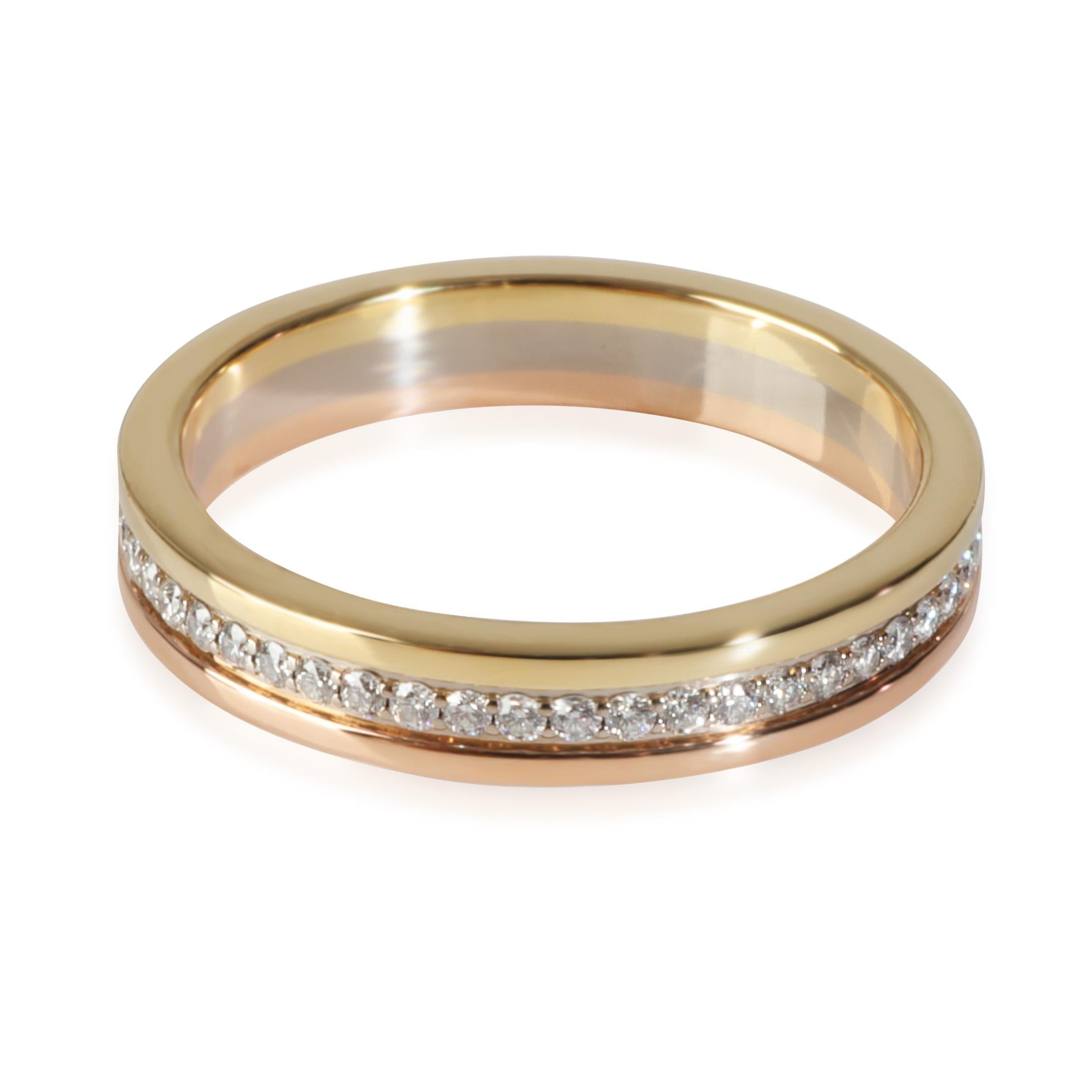 Cartier 3-Tone Gold Diamond Vendome Louis Cartier Band

PRIMARY DETAILS
SKU: 145198
Listing Title: Cartier 3-Tone Gold Diamond Vendome Louis Cartier Band
Condition Description: The C de Cartier collection offers simplicity in its finest form. The