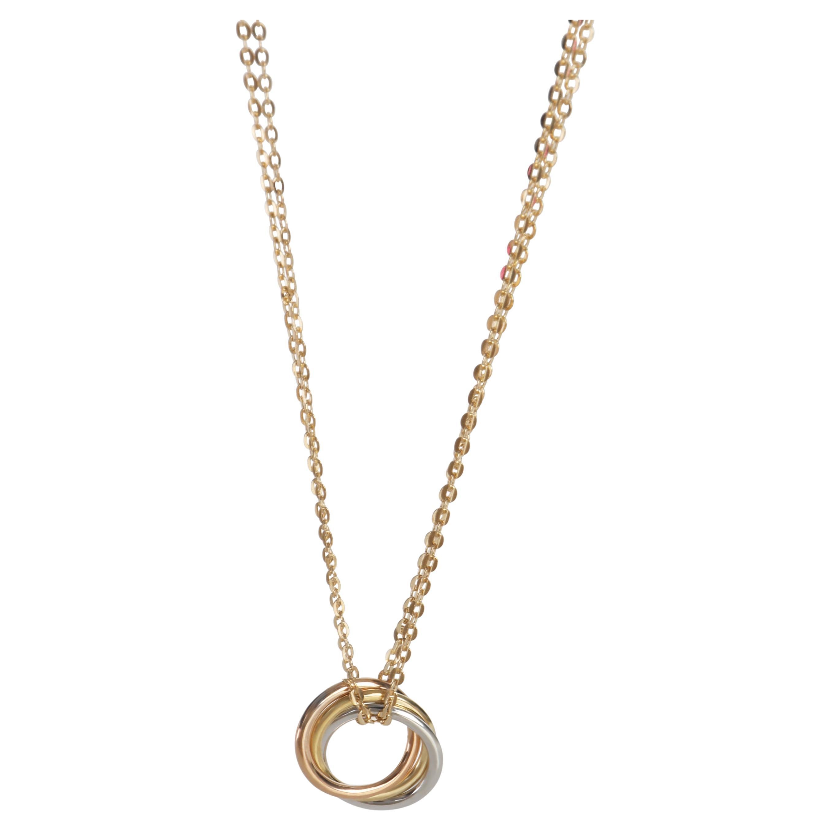 Cartier Oro 3 Toni Collana Trinity Mini Model