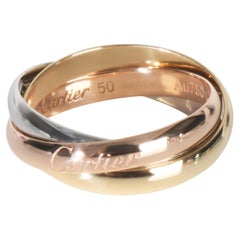 Cartier 3-Tone Gold  Small Model Trinity Ring