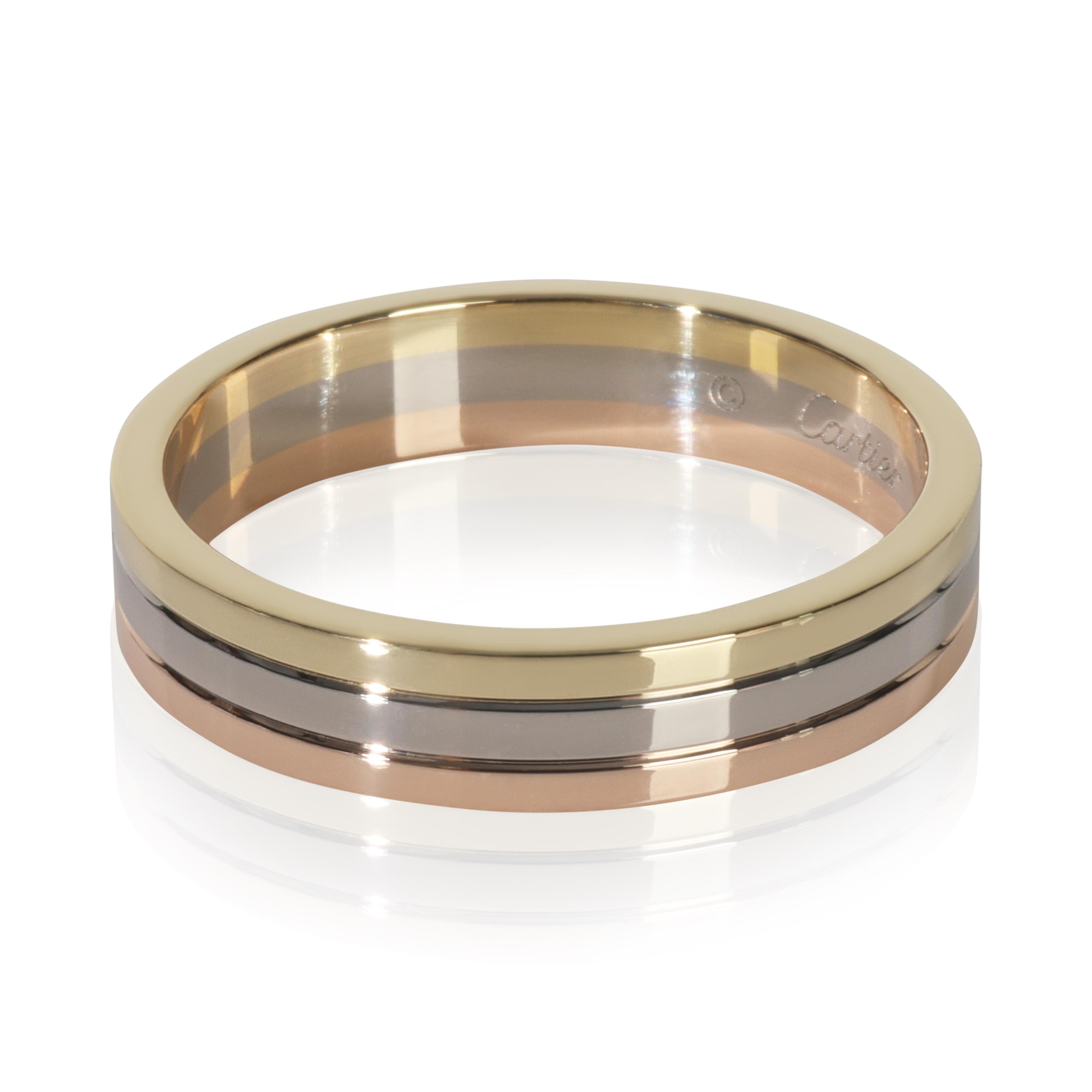 Donna Cartier Oro 3 Toni  Fascia Vendome Louis Cartier 4,8 mm in vendita