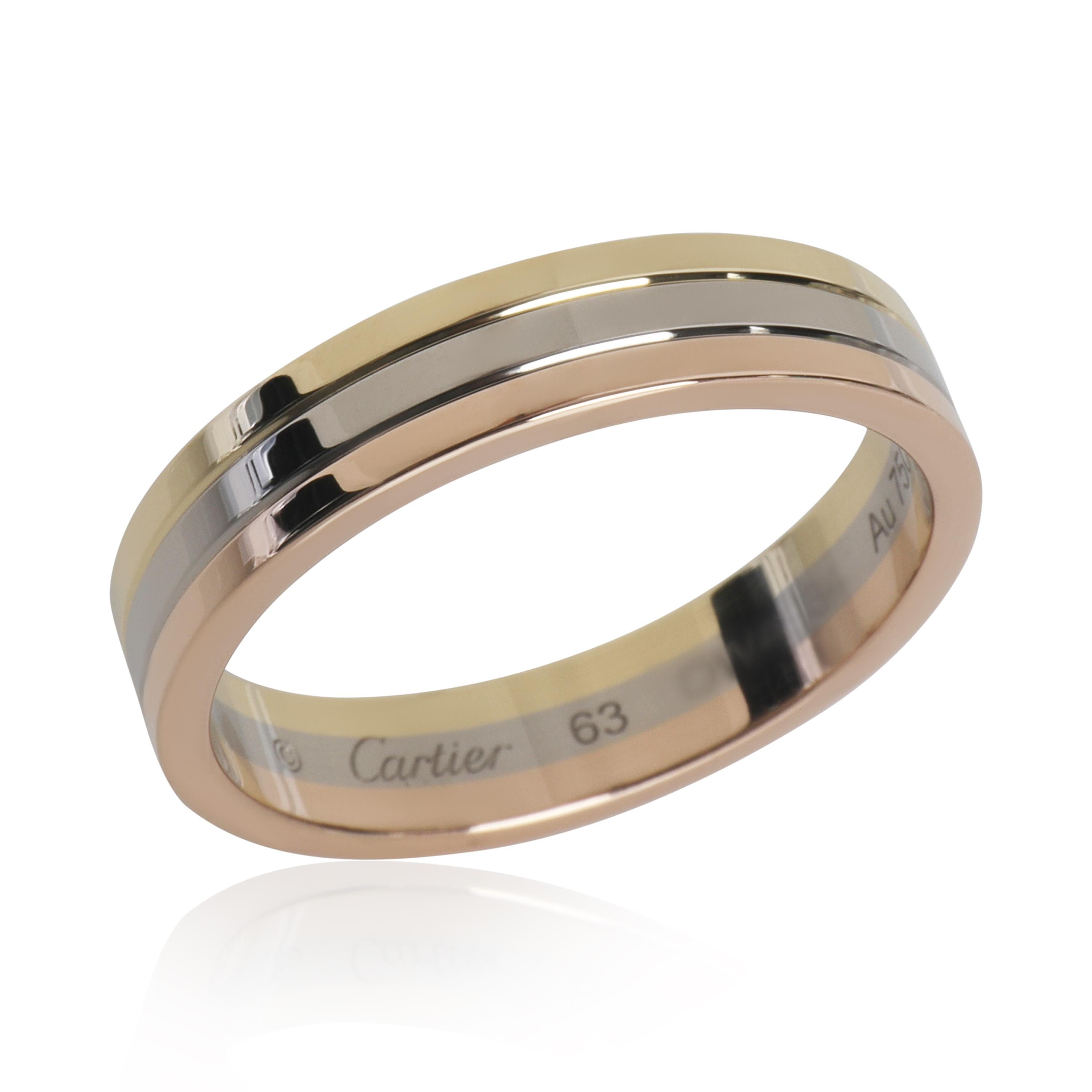 Cartier Oro 3 Toni  Fascia Vendome Louis Cartier 4,8 mm in vendita 1