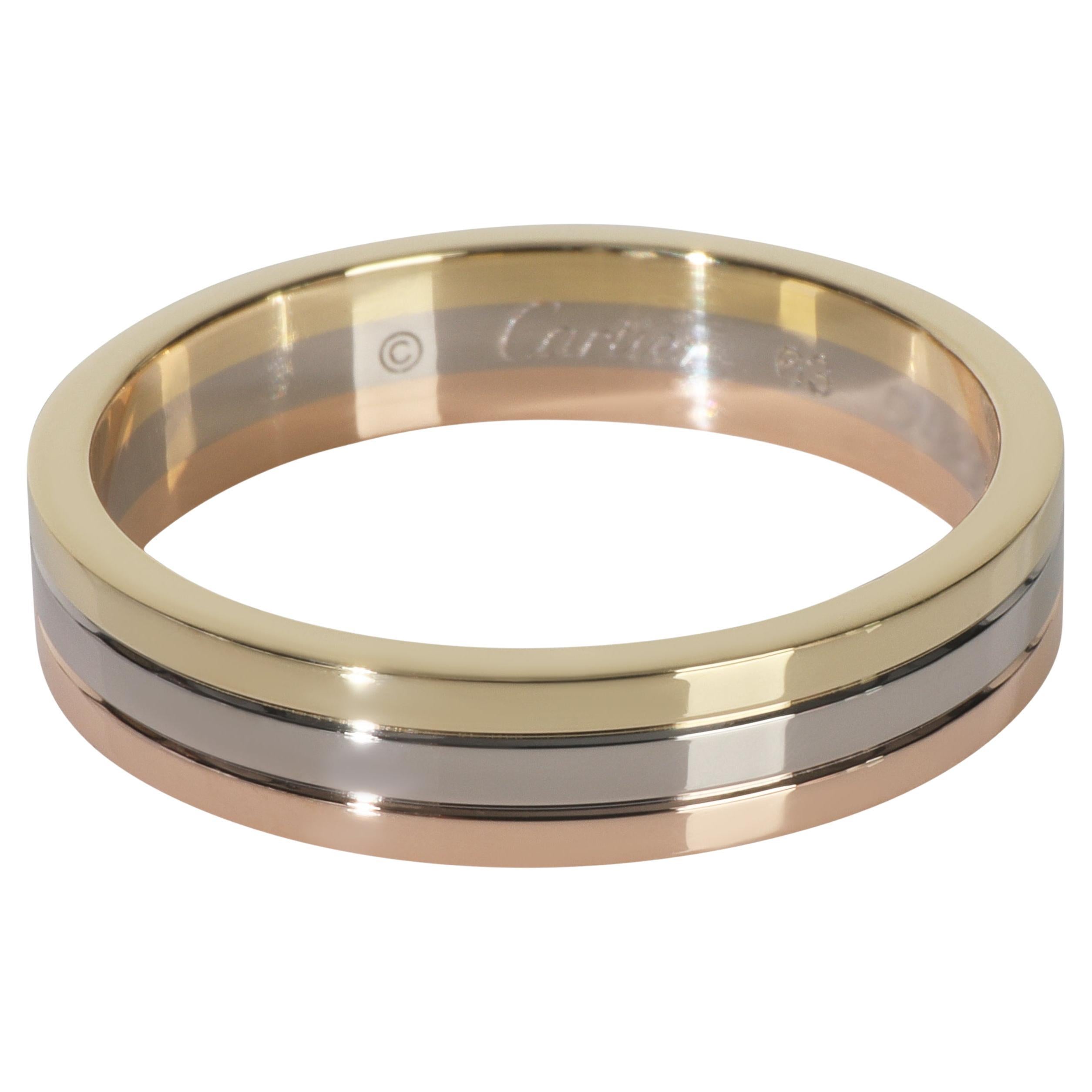 Cartier Oro 3 Toni Fascia Vendome Louis Cartier 4,8 mm