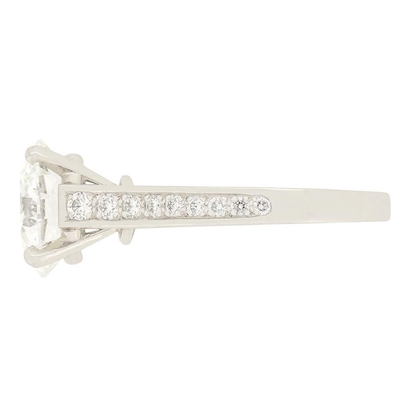 Cartier 3.47ct Solitaire ‘1895’ Diamond Ring For Sale 1