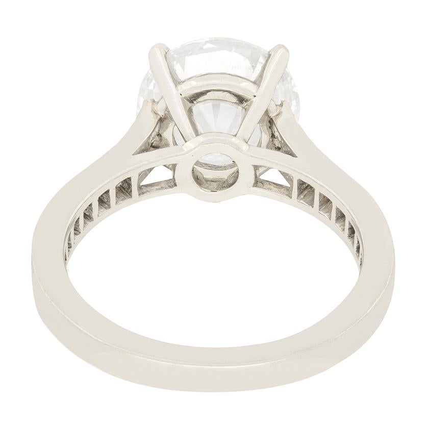Cartier 3.47ct Solitaire ‘1895’ Diamond Ring For Sale 2