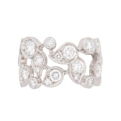 Cartier 3.60 Carat Diamond Leaf Ring