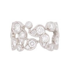 Cartier 3.60 Carat Diamond Leaf Ring