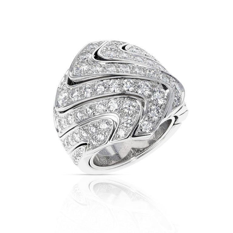 Cartier Boudoir Platinum Diamond Cocktail Ring