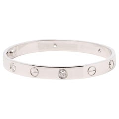 Cartier 4 Diamond Love Bangle