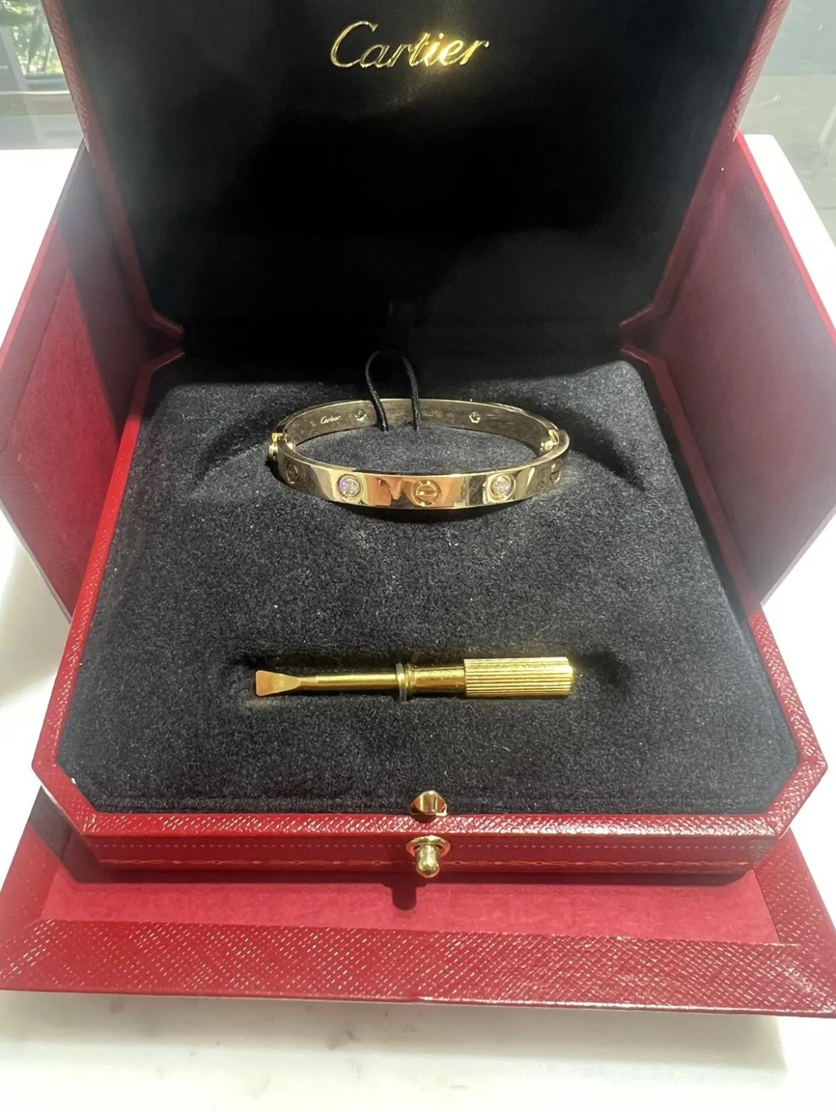 cartier love bracelet packaging
