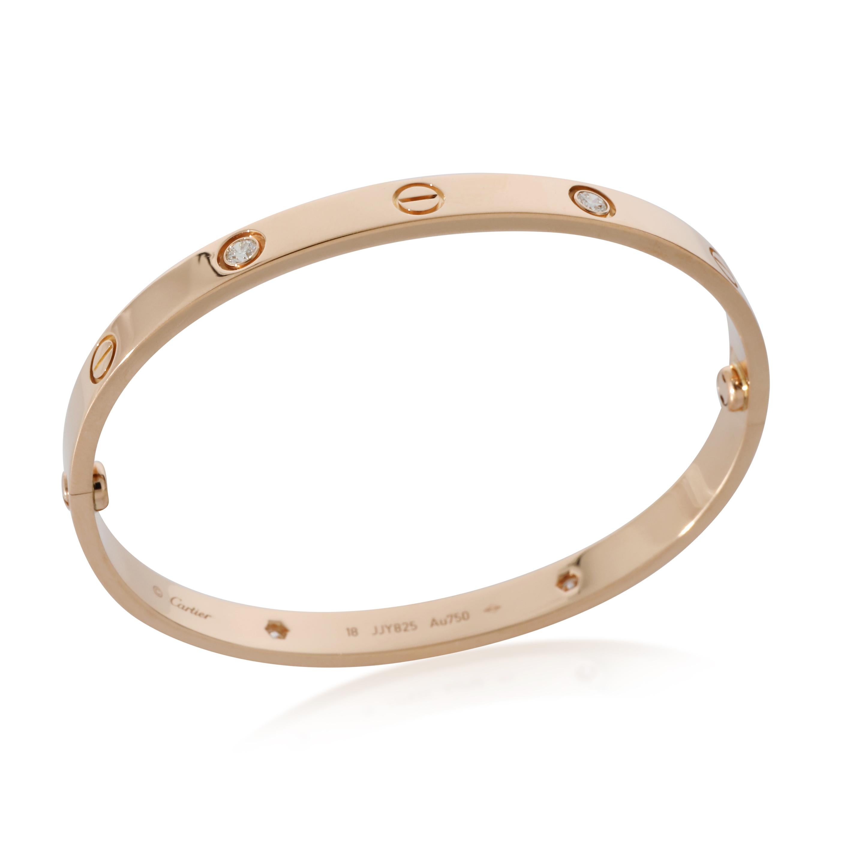 Cartier 4 Diamond Love Bracelet in 18K Rose Gold 0.42 CTW

PRIMARY DETAILS
SKU: 133776
Listing Title: Cartier 4 Diamond Love Bracelet in 18K Rose Gold 0.42 CTW
Condition Description: Cartier's Love collection is the epitome of iconic, from the