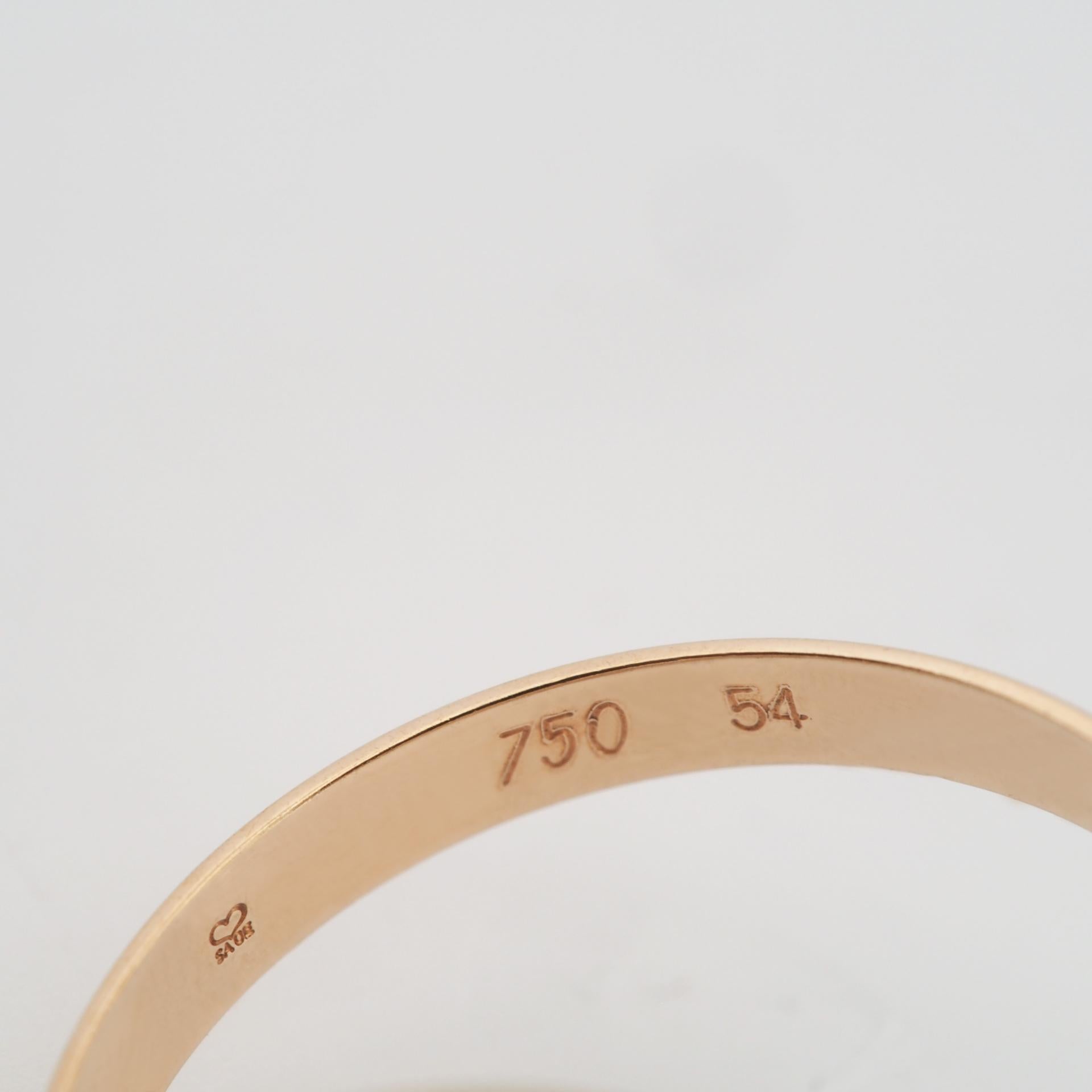 Cartier 5 Pulseras Anillo Trinidad Oro Tricolor 54 US 6.75 2