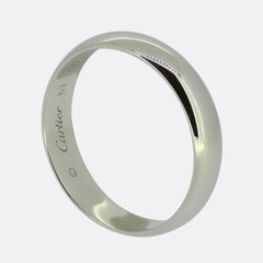 Cartier 5mm Wedding Band Ring Size V (63)