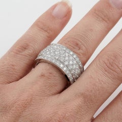 Cartier-Ring mit 6-Karat-Diamant aus 18-karätigem Weißgold, Modell „Nigeria“
