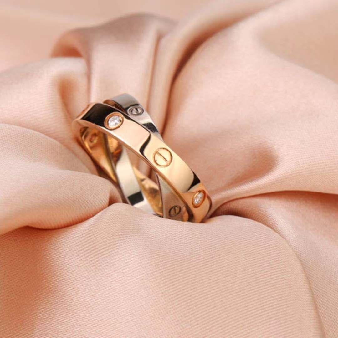cartier rose gold engagement ring