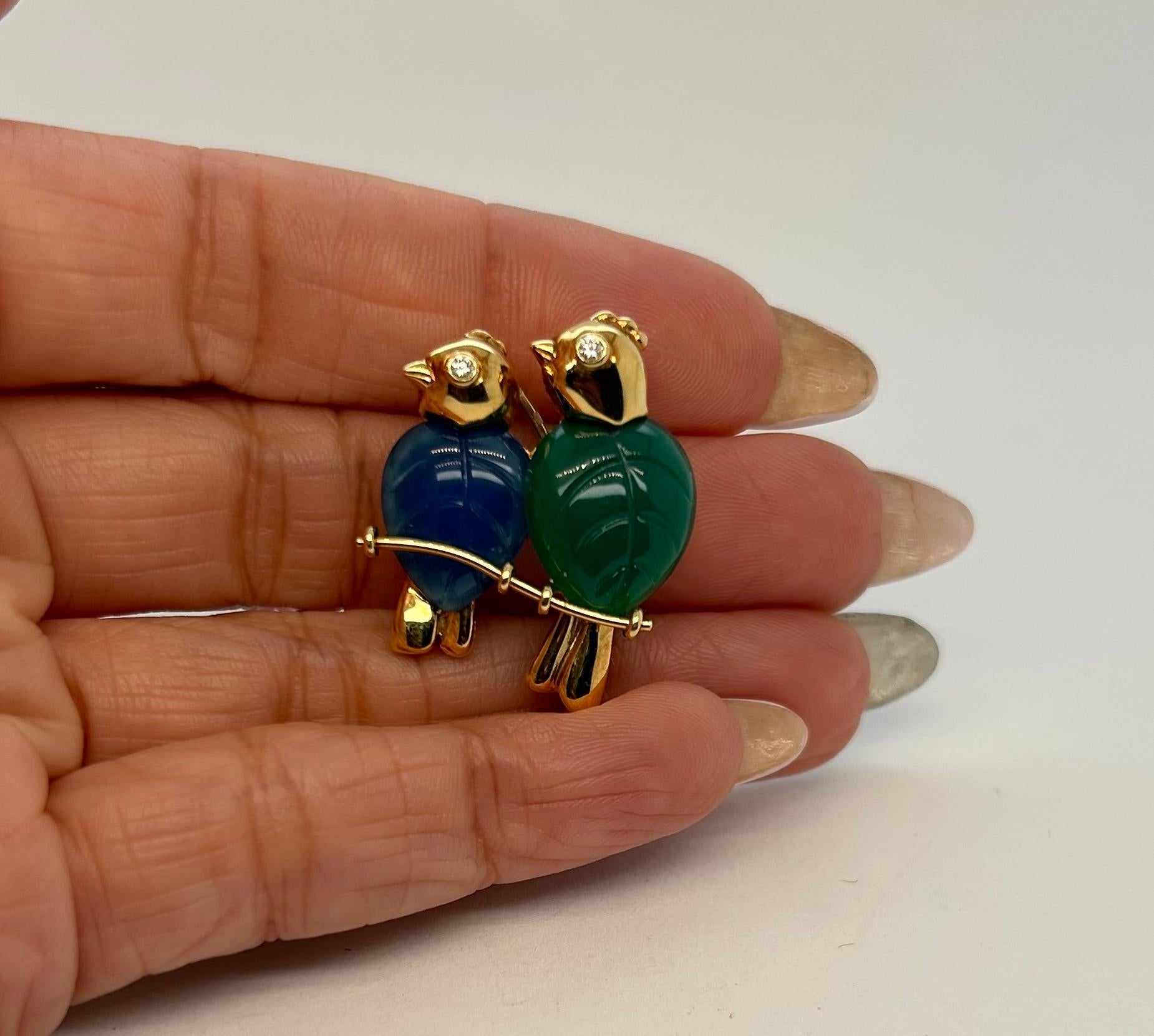 Cartier 70s Bird Brooch For Sale 1