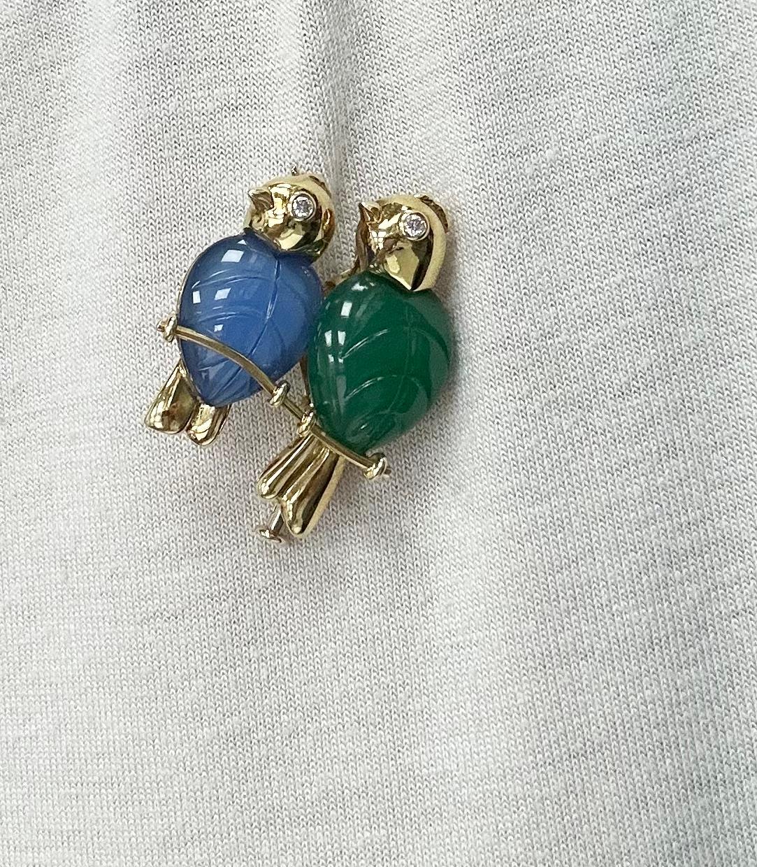 Cartier 70s Bird Brooch For Sale 3
