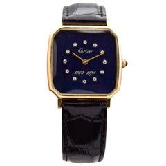 Cartier "75th Anniversary for Ford Motor Company" 18 Karat Gold Watch, 1978