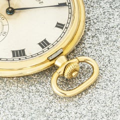 Cartier. A Rare Gold Half Hunter Slim Dress Pocket Watch C1930