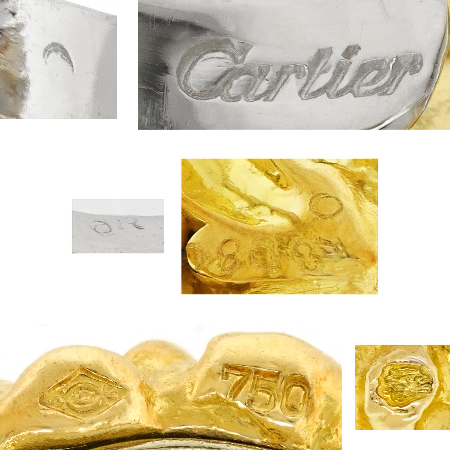 Women's or Men's Cartier Abstract Seventies Ring For Sale