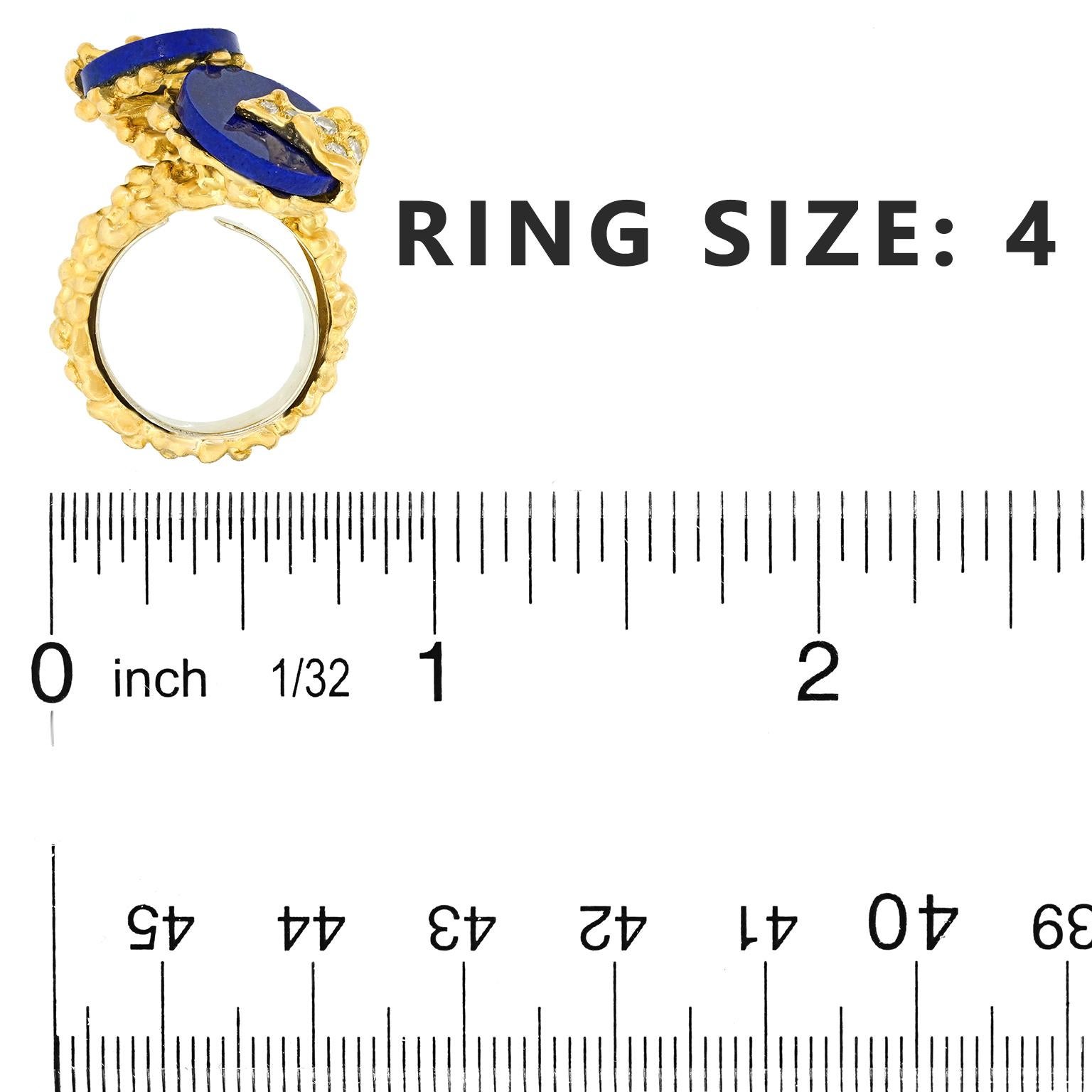 Cartier Abstract Seventies Ring For Sale 1