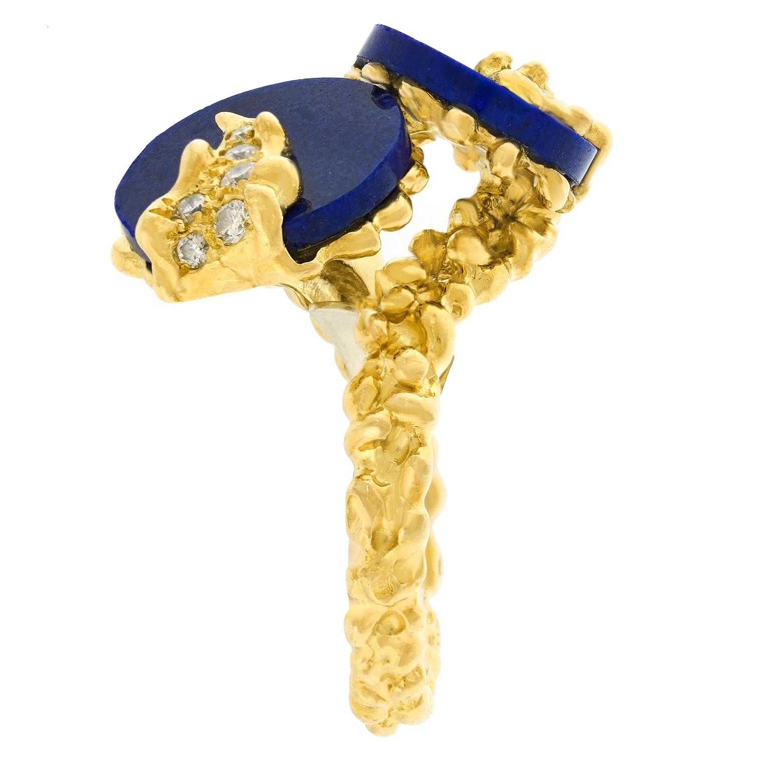 Cartier Abstract Seventies Ring For Sale 2