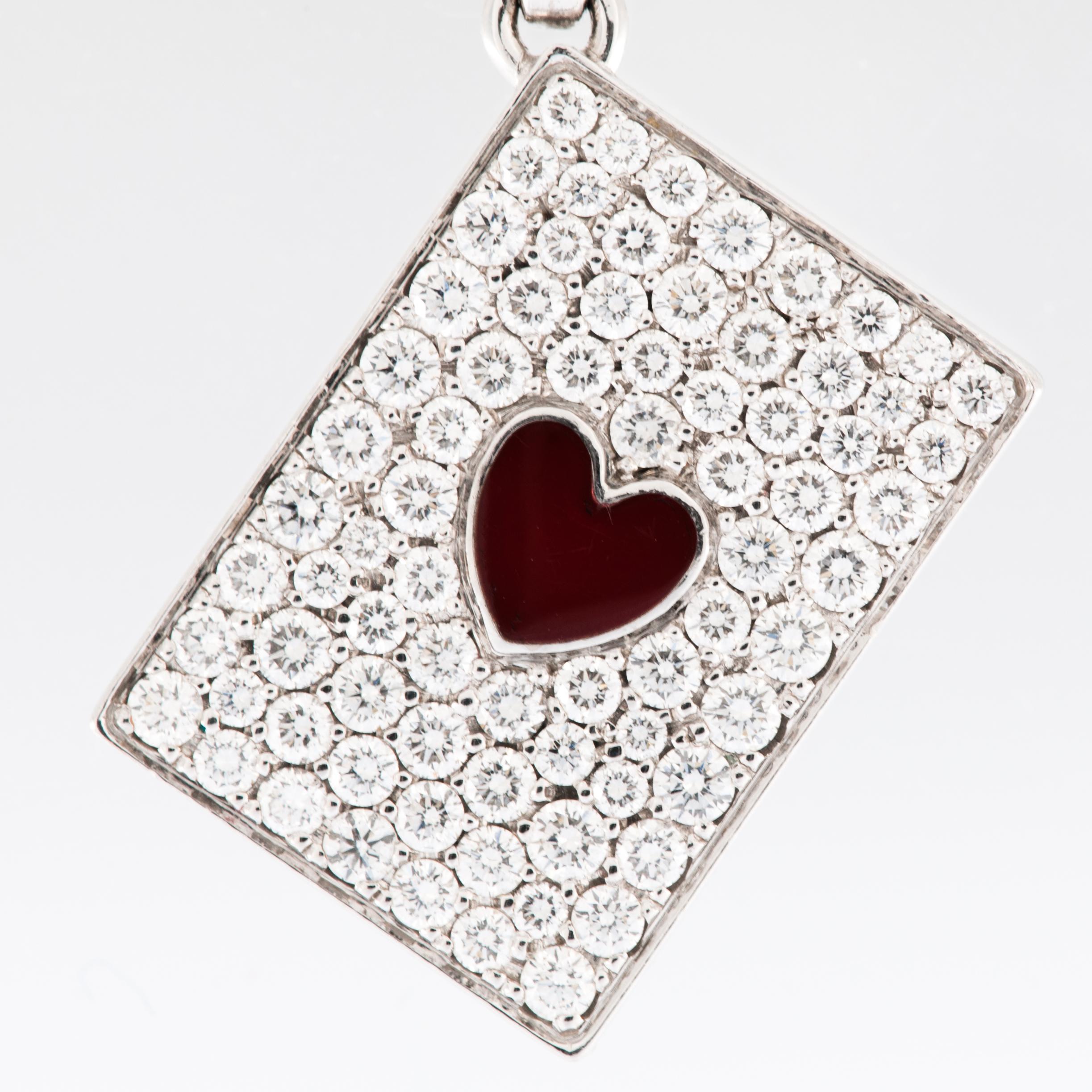 Cartier Ace of Hearts Limited Edition Charm  For Sale 2