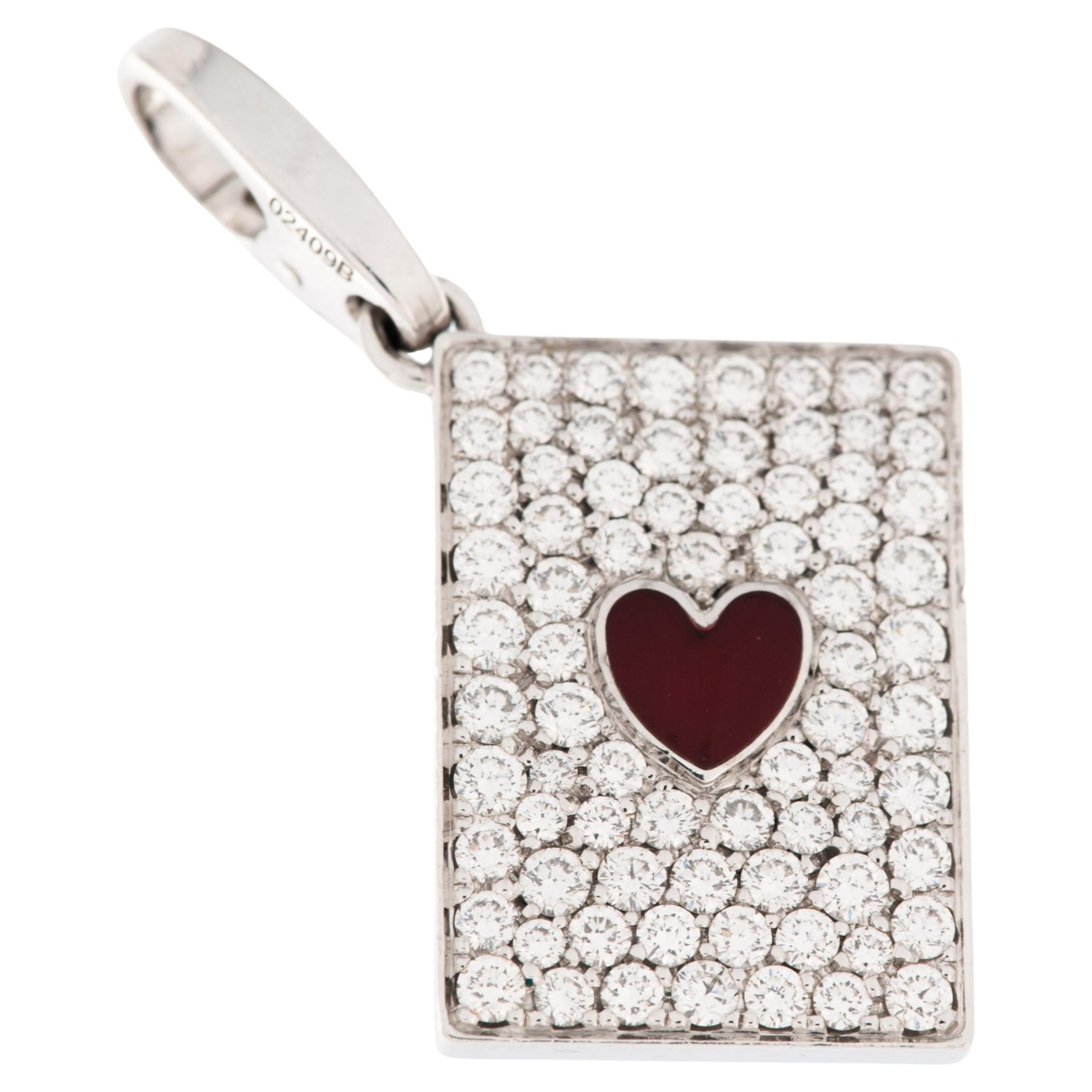 Cartier Ace of Hearts Limited Edition Charm  For Sale
